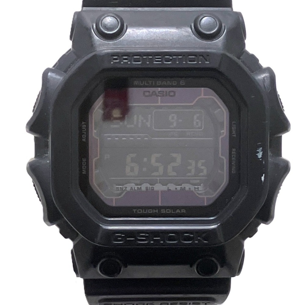 Casio G-SHOCK watch, total weight 89.4g, resin/rubber strap, solar-powered, b...